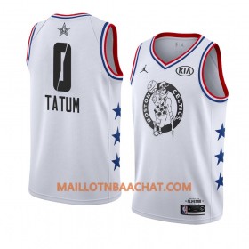 Maillot NBA Boston Celtics Jayson Tatum 0 2019 All-Star Jordan Brand Blanc Swingman - Homme